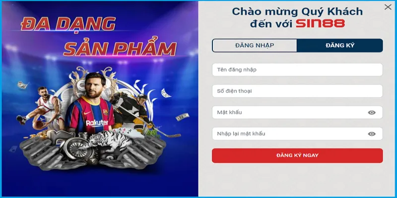 Đăng Ký Sin88 – Bước Đầu Gia Nhập Thế Giới Giải Trí Đầy Màu Sắc 2 Đăng ký Sin88 dễ dàng với 3 bước cơ bản